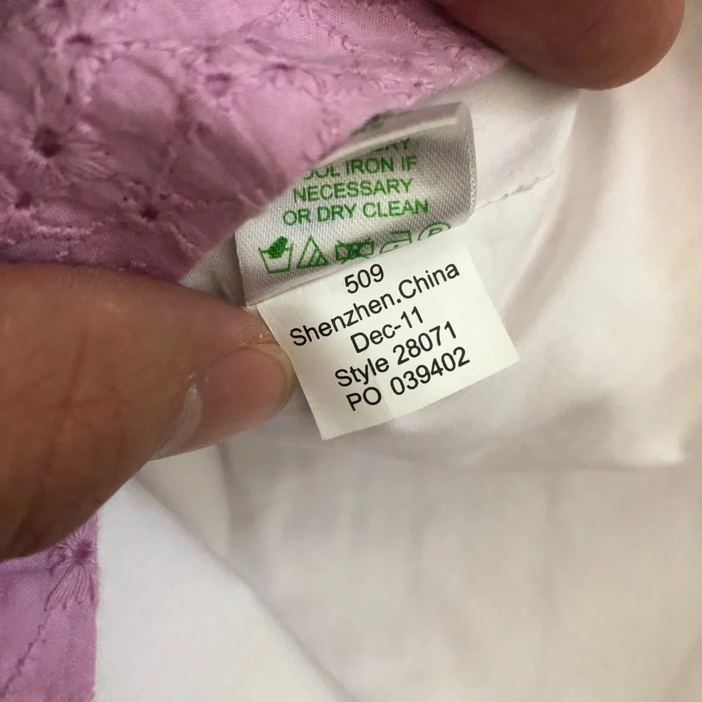 Lilly Pulitzer Brynne Dress Pink Daisy Eyelet - Picture 8 of 8
